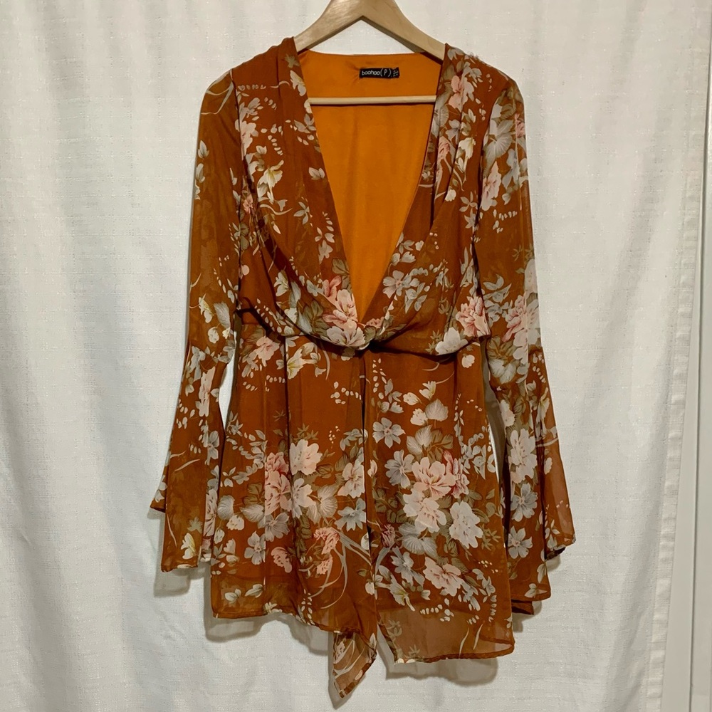 Boho Floral Mini/Party Dress (Petite)